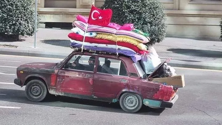 How a red car from Azerbaijan became a symbol of Turkic solidarity after the 2023 Türkiye earthquake