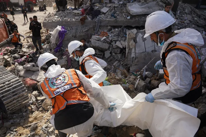 Hundreds of bodies were uncovered in search for Gaza hostages: Trump